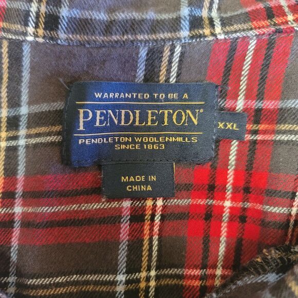 Pendleton Multi-Color Plaid Pajama Set Mens Size XXL - Picture 4 of 10